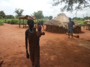 Abe uncle wife in village of Majok-Chedhiop